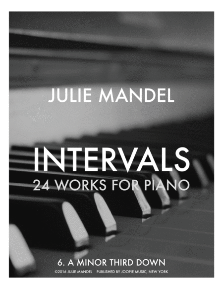 Intervals 24 Works For Piano 6 A Minor Third Down Sheet Music