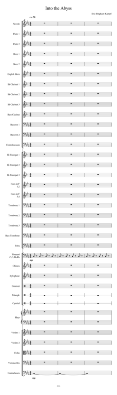 Into The Abyss Sheet Music