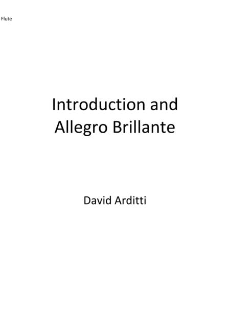 Free Sheet Music Introduction And Allegro Brillante