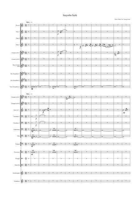 Inuyasha Suite Sheet Music