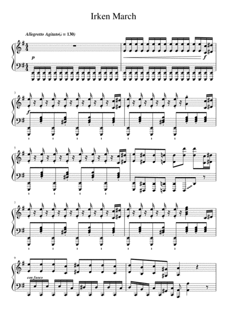 Invader Zim Opening Sheet Music