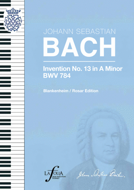 Invention 13 In A Minor Bwv 784 Blankenheim Rosar Edition Sheet Music