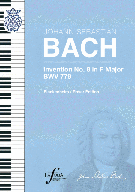 Invention 8 In F Major Bwv 779 Blankenheim Rosar Edition Sheet Music