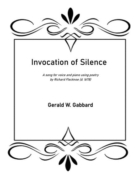 Invocation Of Silence 1990 2008 Sheet Music