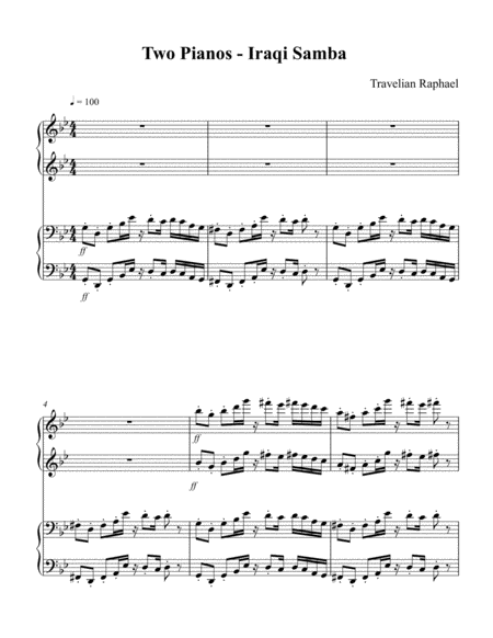 Iraqi Samba By Travelian Raphael Sako Sheet Music