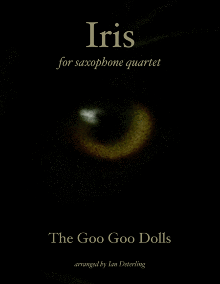 Iris For Saxophone Quartet Sheet Music