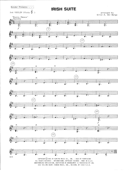 Irish Suite Viola Sheet Music