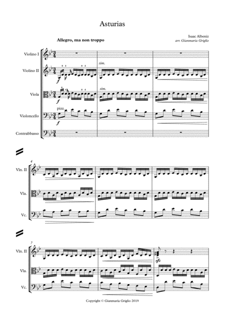 Isaac Albeniz Asturias Leyenda Sheet Music