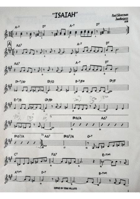 Free Sheet Music Isaiah