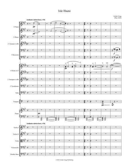 Isle Haute Sheet Music