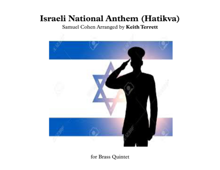 Free Sheet Music Israeli National Anthem For Brass Quintet Hatikvah