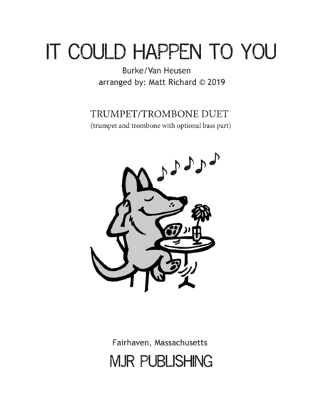 It Could Happen To You Trumpet Trombone Duet Sheet Music