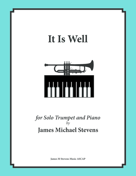 Free Sheet Music It Is Well Solo Trumpet Piano