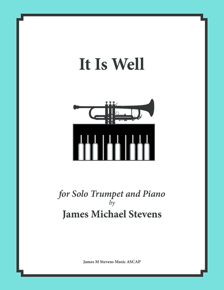 It Is Well Solo Trumpet Piano Sheet Music