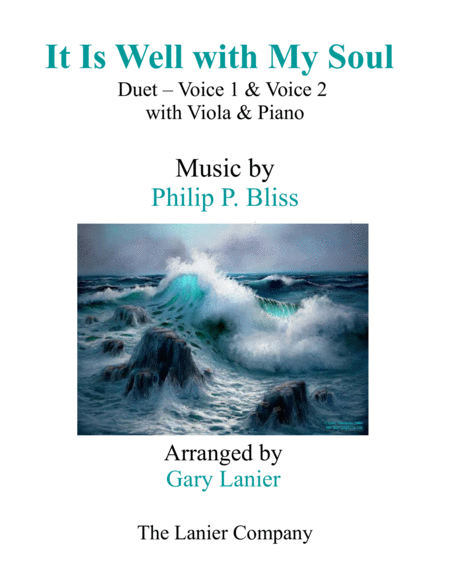 Free Sheet Music It Is Well With My Soul Duet Treble Voice 1 2 With Viola Piano