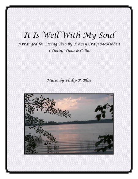 Free Sheet Music It Is Well With My Soul For String Trio