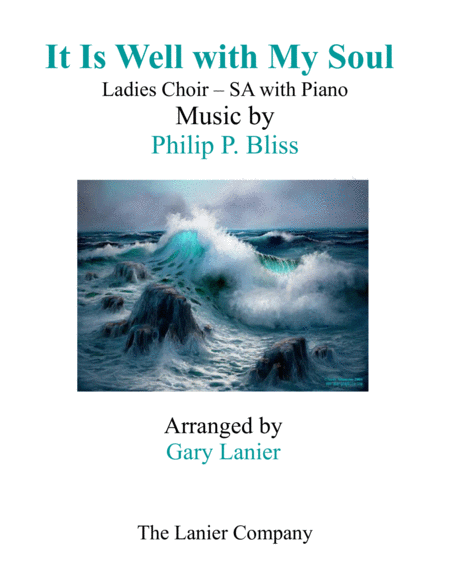 Free Sheet Music It Is Well With My Soul Ladies Choir Sa With Piano