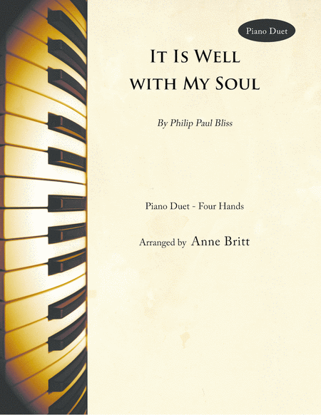 It Is Well With My Soul Piano Duet Sheet Music