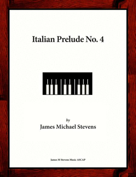 Free Sheet Music Italian Prelude No 4 Piano Solo