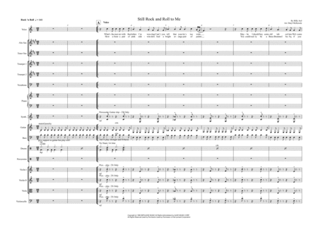 Its Still Rock And Roll To Me Vocal With Studio Band 5 Horns And Optional Strings Sheet Music