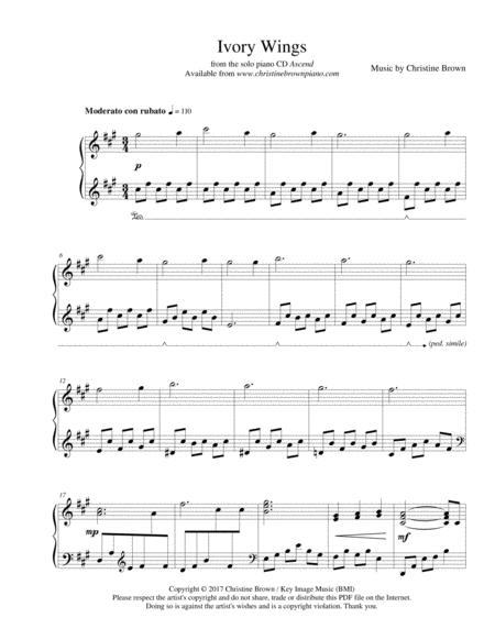 Ivory Wings Sheet Music