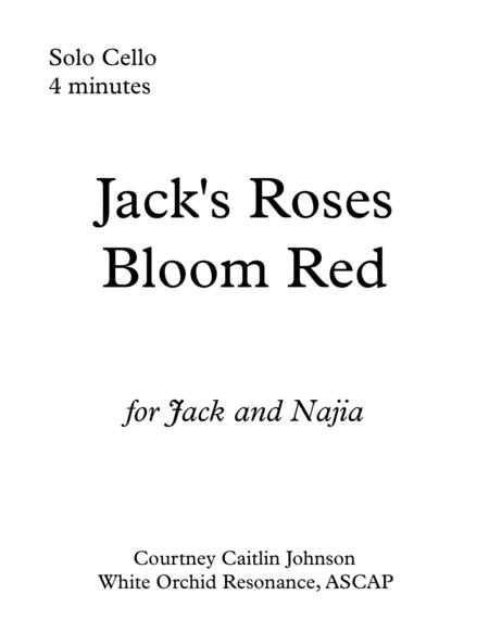 Jacks Roses Bloom Red Sheet Music