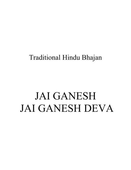 Jai Ganesh Jai Ganesh Deva Sheet Music