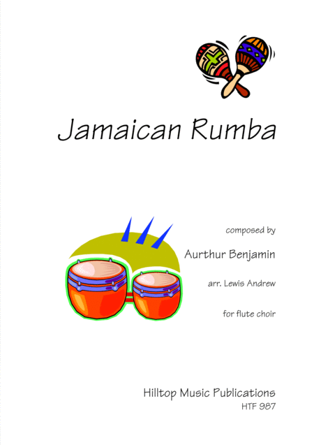 Jamaican Rumba Arr Flute Choir Sheet Music