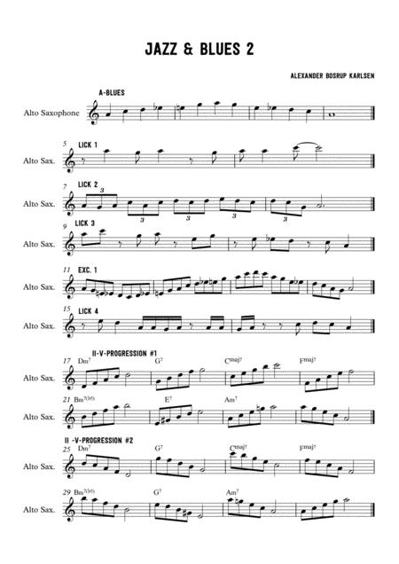 Free Sheet Music Jazz And Blues Volume 2