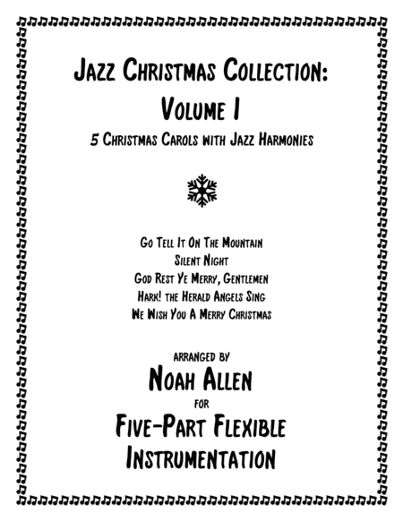 Jazz Christmas Collection Volume I Five Part Flexible Instrumentation Sheet Music