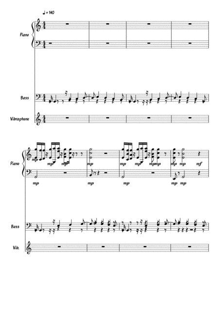 Jazz Happy Music Without Drums Sheet Music