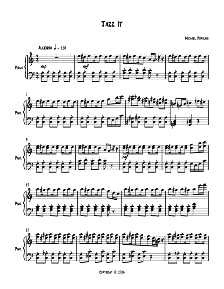 Jazz It Sheet Music