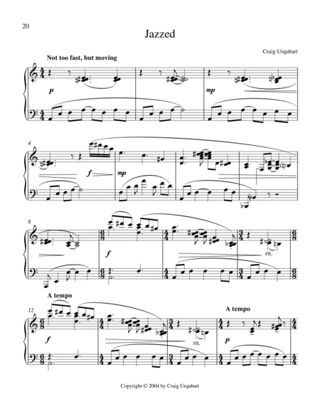 Free Sheet Music Jazzed