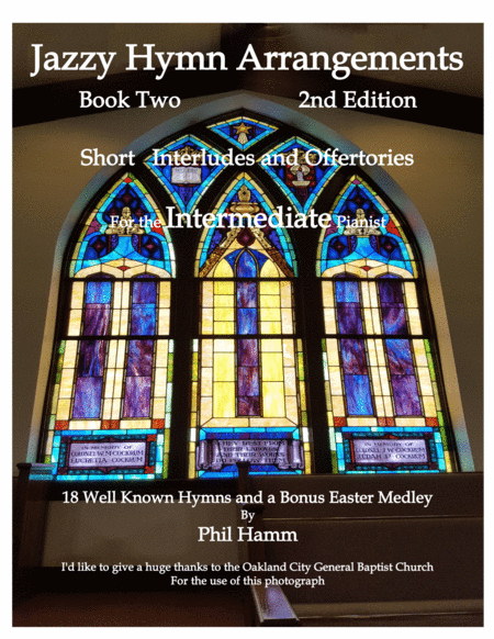 Free Sheet Music Jazzy Hymn Arrangements Book Two 2nd Edition