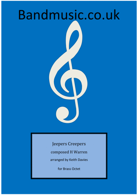 Free Sheet Music Jeepers Creepers