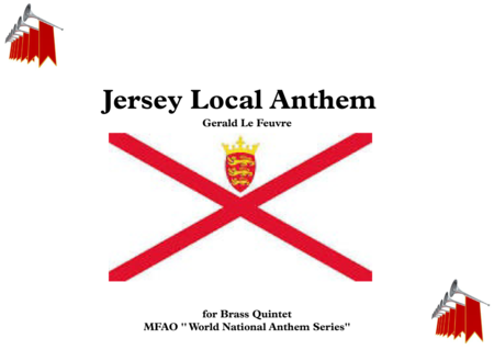 Jersey Local Anthem For Brass Quintet Sheet Music