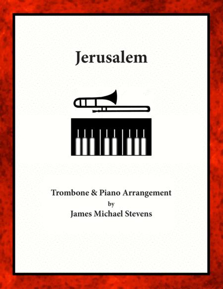 Jerusalem Trombone Piano Sheet Music