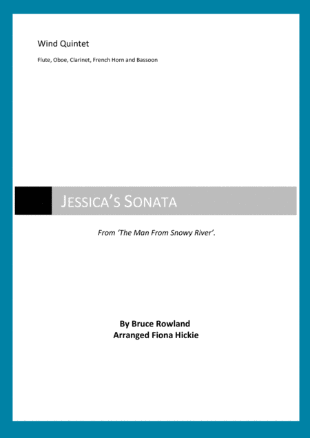 Free Sheet Music Jessicas Sonata