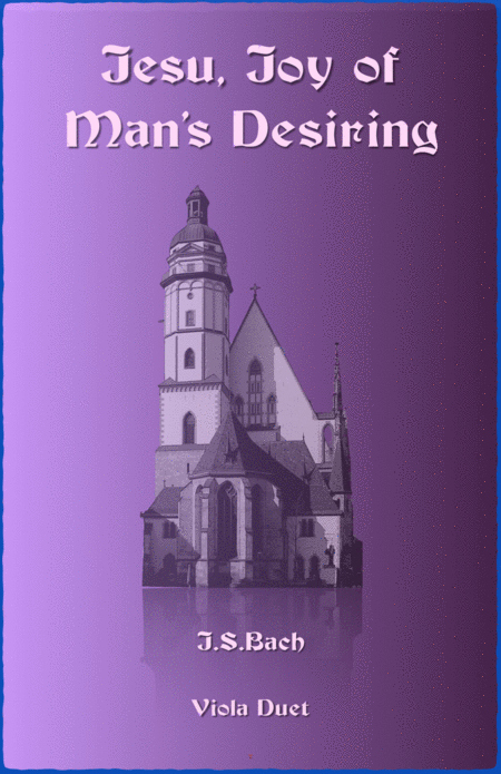 Jesu Joy Of Mans Desiring Js Bach Duet For Two Violas Sheet Music