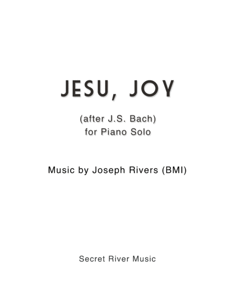 Free Sheet Music Jesu Joy