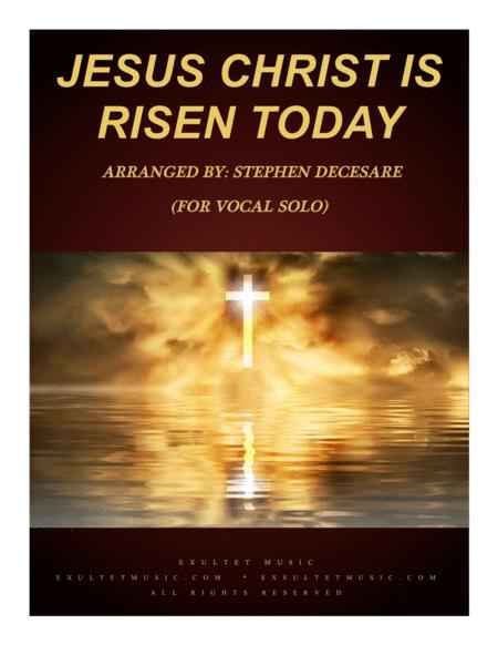 Free Sheet Music Jesus Christ Is Risen Today For Vocal Solo