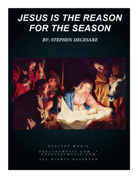 Free Sheet Music Jesus Is The Reason For The Season