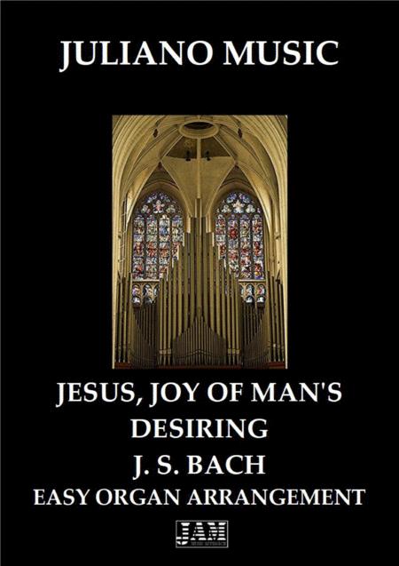 Jesus Joy Of Mans Desiring Easy Organ Js Bach Sheet Music