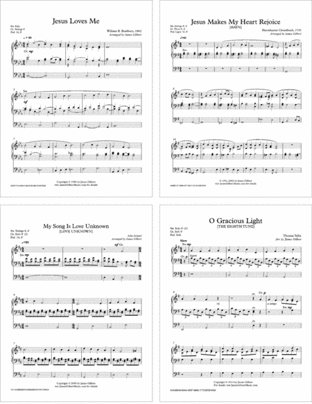 Jesus Loves Me And Other Pieces For Solo Organ Orc08 Sheet Music