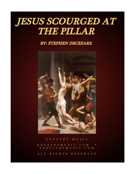 Free Sheet Music Jesus Scourged At The Pillar