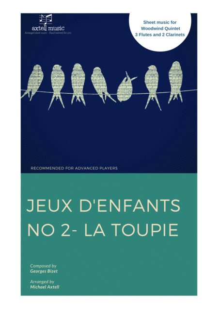 Free Sheet Music Jeux D Enfants No 2 La Toupie Georges Bizet