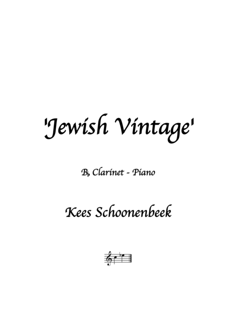 Free Sheet Music Jewish Vintage