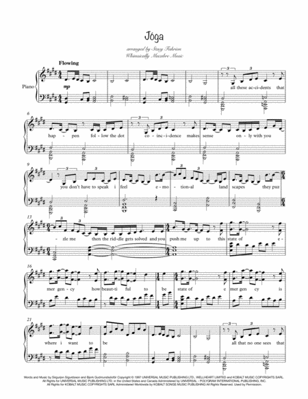 Free Sheet Music Jga