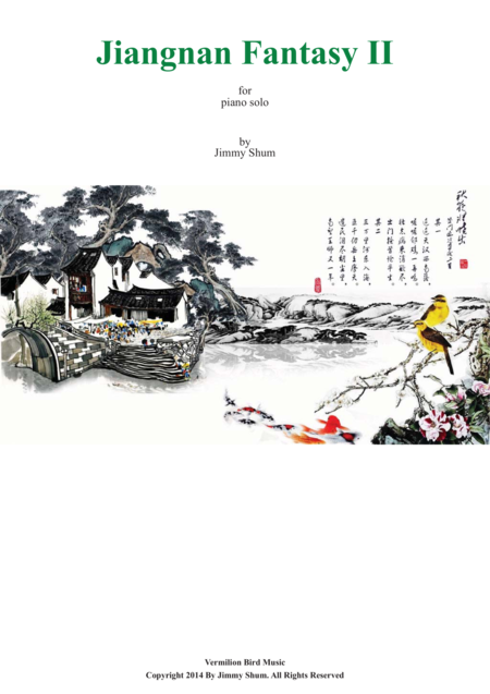 Free Sheet Music Jiangnan Fantasy Ii