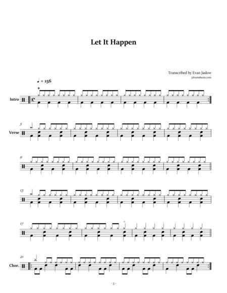 Jimmy Eat World Let It Happen Sheet Music